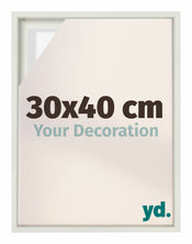 Lyon MDF Cornice a Cassetta 30x40cm Bianco Opaco Davanti Dimensione | Yourdecoration.it