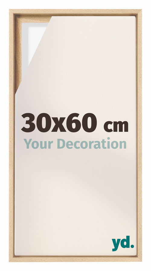 Lyon MDF Cornice a Cassetta 30x60cm Faggio Davanti Dimensione | Yourdecoration.it