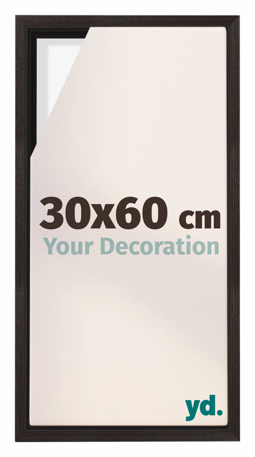 Lyon MDF Cornice a Cassetta 30x60cm Quercia Scura Davanti Dimensione | Yourdecoration.it