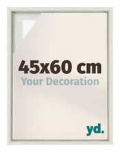 Lyon MDF Cornice a Cassetta 45x60cm White Wash Davanti Dimensione | Yourdecoration.it