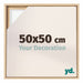 Lyon MDF Cornice a Cassetta 50x50cm Faggio Davanti Dimensione | Yourdecoration.it