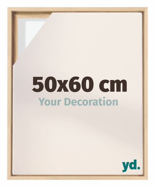 Lyon MDF Cornice a Cassetta 50x60cm Faggio Davanti Dimensione | Yourdecoration.it