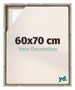 Lyon MDF Cornice a Cassetta 60x70cm Rovere Davanti Dimensione | Yourdecoration.it