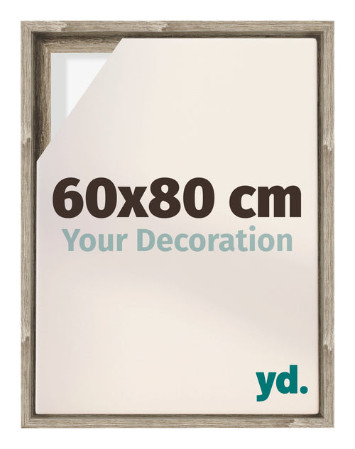 Lyon MDF Cornice a Cassetta 60x80cm Rovere Davanti Dimensione | Yourdecoration.it