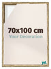 Lyon MDF Cornice a Cassetta 70x100cm Oro Antico Davanti Dimensione | Yourdecoration.it