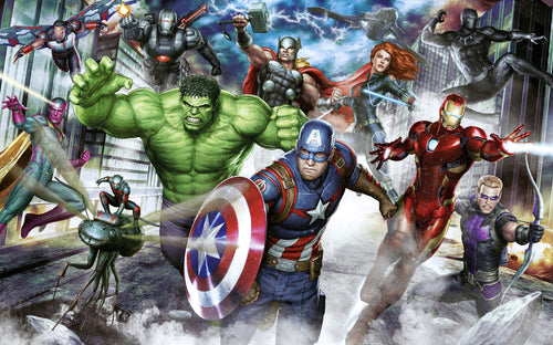 Marvel Avengers Assemble Carta da Parati DX8 173 | Yourdecoration.it