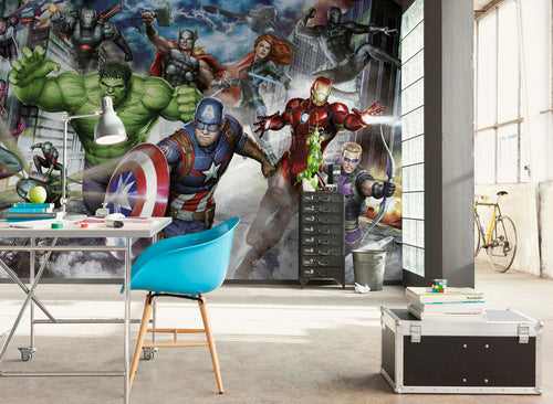 Marvel Avengers Assemble Interno Carta da Parati DX8 173 | Yourdecoration.it