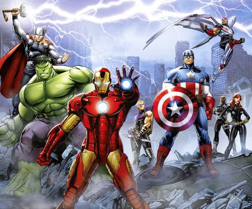 Marvel Avengers Ultimate Warriors Carta da Parati DX6 183 | Yourdecoration.it