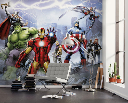 Marvel Avengers Ultimate Warriors Interno Carta da Parati DX6 183 | Yourdecoration.it
