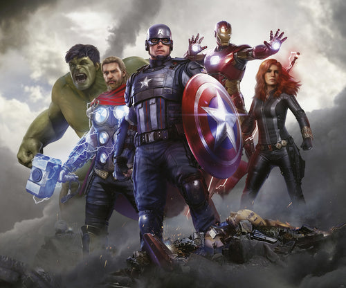 Marvel Avengers Working Together Carta da Parati DX6 208 | Yourdecoration.it