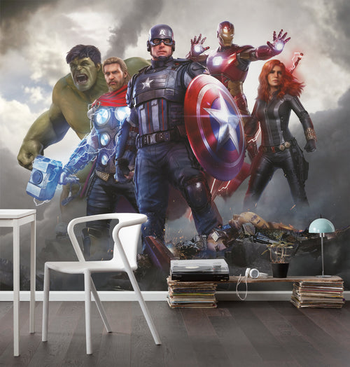 Marvel Avengers Working Together Interno 98sqi5 Carta da Parati DX6 208 | Yourdecoration.it