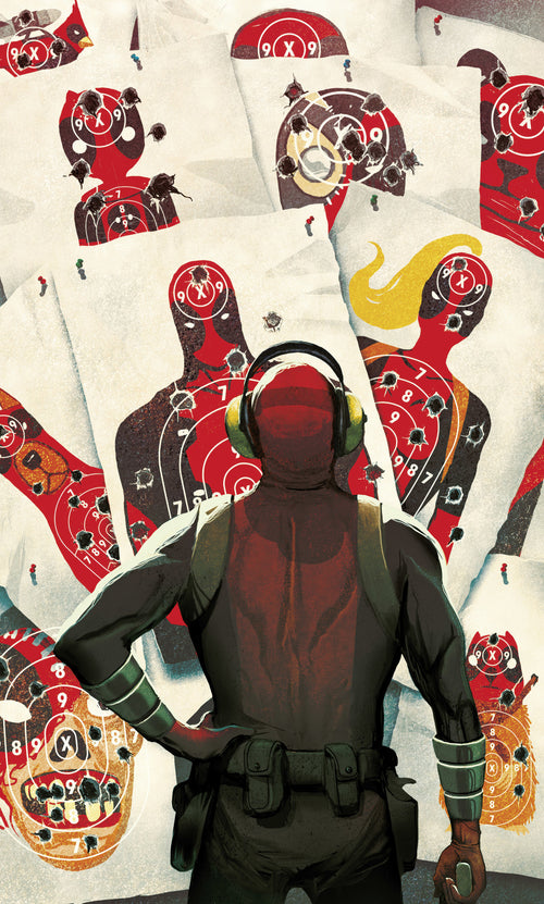 Marvel Deadpool Target Shooting Carta da Parati DX3 174 | Yourdecoration.it