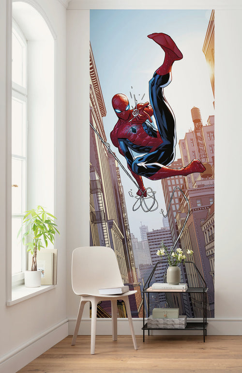 Marvel Spider Man Swinging Interno Carta da Parati DX2 232 | Yourdecoration.it