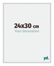 Miami Alluminio Cornice 24x30cm Argento Opaco Davanti Dimensione | Yourdecoration.it