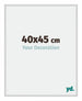 Miami Alluminio Cornice 40x45cm Argento Opaco Davanti Dimensione | Yourdecoration.it