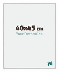 Miami Alluminio Cornice 40x45cm Argento Opaco Davanti Dimensione | Yourdecoration.it
