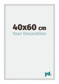 Miami Alluminio Cornice 40x60cm Argento Opaco Davanti Dimensione | Yourdecoration.it
