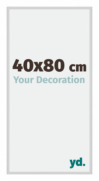 Miami Alluminio Cornice 40x80cm Argento Opaco Davanti Dimensione | Yourdecoration.it