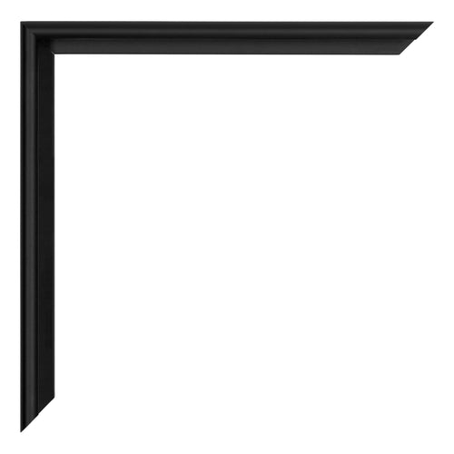 Miami Alluminio Cornice 40x80cm Nero Lucido Dettaglio Angolo | Yourdecoration.it