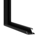 Miami Alluminio Cornice 45x60cm Nero Lucido Dettaglio Intersezione | Yourdecoration.it