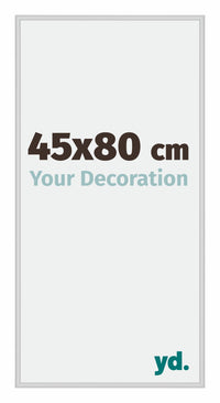Miami Alluminio Cornice 45x80cm Argento Opaco Davanti Dimensione | Yourdecoration.it