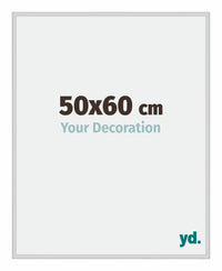 Miami Alluminio Cornice 50x60cm Argento Opaco Davanti Dimensione | Yourdecoration.it