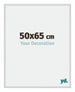 Miami Alluminio Cornice 50x65cm Argento Opaco Davanti Dimensione | Yourdecoration.it