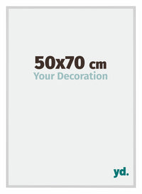 Miami Alluminio Cornice 50x70cm Argento Opaco Davanti Dimensione | Yourdecoration.it