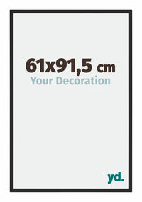 Miami Alluminio Cornice 61x91 5cm Nero Lucido Davanti Dimensione | Yourdecoration.it