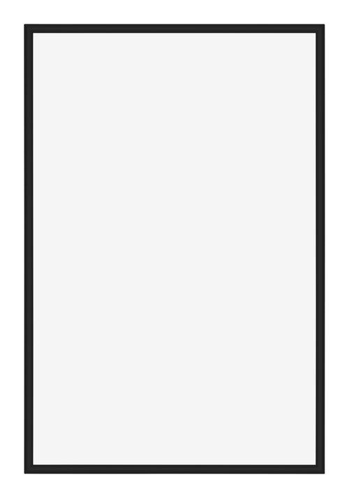 Miami Alluminio Cornice 62x93cm Nero Lucido Davanti | Yourdecoration.it