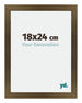 Mura MDF Cornice 18x24cm Bronzo Decorativo Davanti Dimensione | Yourdecoration.it