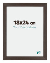 Mura MDF Cornice 18x24cm Quercia Scura Davanti Dimensione | Yourdecoration.it