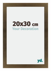 Mura MDF Cornice 20x30cm Bronzo Decorativo Davanti Dimensione | Yourdecoration.it