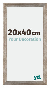 Mura MDF Cornice 20x40cm Metallo Vintage Davanti Dimensione | Yourdecoration.it