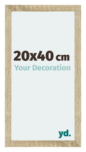 Mura MDF Cornice 20x40cm Rovere Davanti Dimensione | Yourdecoration.it