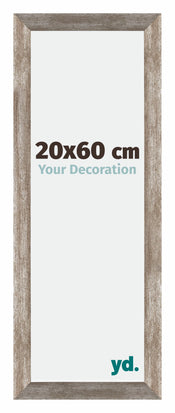 Mura MDF Cornice 20x60cm Metallo Vintage Davanti Dimensione | Yourdecoration.it