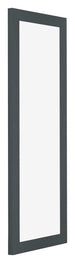 Mura MDF Cornice 20x60cmcm Antracite Davanti Obliquo | Yourdecoration.it