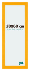 Mura MDF Cornice 20x60cmcm Giallo Davanti Dimensione | Yourdecoration.it