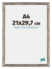 Mura MDF Cornice 21x29 7cm Metallo Vintage Davanti Dimensione | Yourdecoration.it