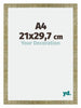 Mura MDF Cornice 21x29 7cm Oro Antico Davanti Dimensione | Yourdecoration.it