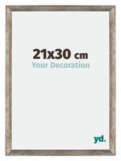 Mura MDF Cornice 21x30cm Metallo Vintage Davanti Dimensione | Yourdecoration.it