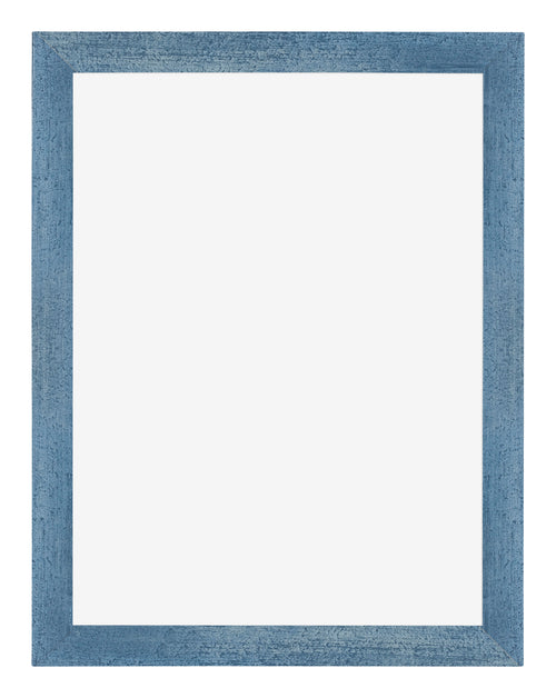 Mura MDF Cornice 24x32cm Blu Acceso Spazzato Davanti  | Yourdecoration.it