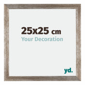 Mura MDF Cornice 25x25cm Metallo Vintage Davanti Dimensione | Yourdecoration.it