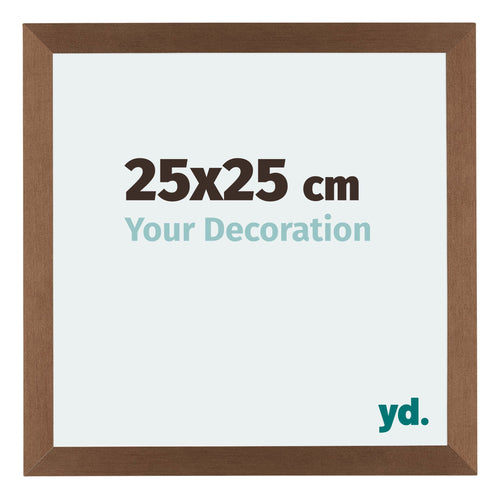 Mura MDF Cornice 25x25cm Rame Decorativo Davanti Dimensione | Yourdecoration.it