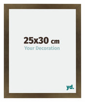 Mura MDF Cornice 25x30cm Bronzo Decorativo Davanti Dimensione | Yourdecoration.it