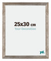Mura MDF Cornice 25x30cm Metallo Vintage Davanti Dimensione | Yourdecoration.it