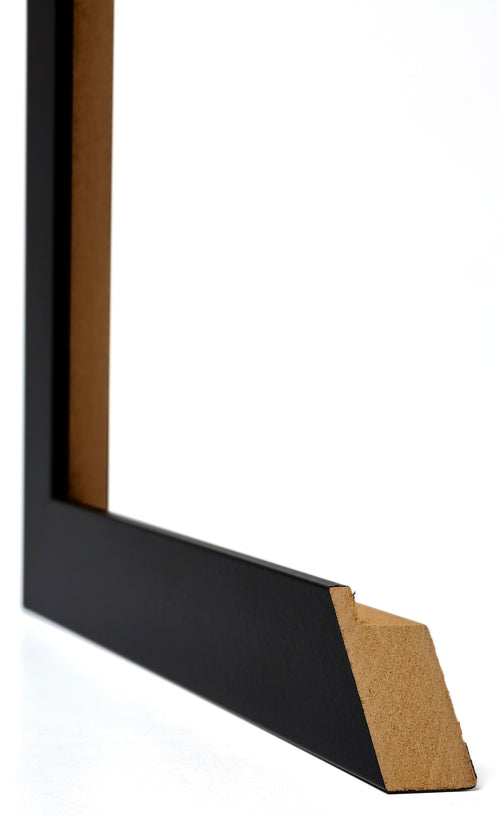Mura MDF Cornice 25x35cm Nero Opaco Dettaglio Intersezione | Yourdecoration.it