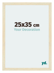Mura MDF Cornice 25x35cm Sabbia Spazzato Davanti Dimensione | Yourdecoration.it