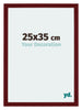 Mura MDF Cornice 25x35cm Vino Rosso Spazzato Davanti Dimensione | Yourdecoration.it
