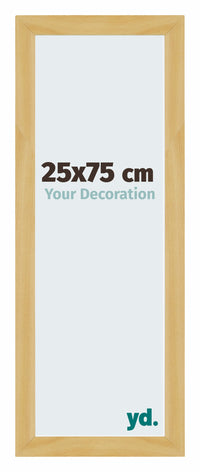 Mura MDF Cornice 25x75cm Arancione Davanti Dimensione | Yourdecoration.it